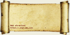 Jovanka Pribaković vizit kartica